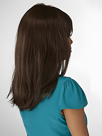 2018 New Style Medium Length Straight Synthetic Wig