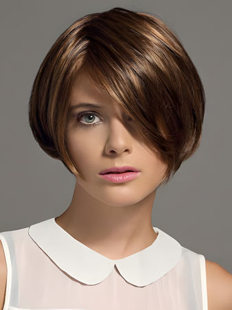 Modern Capless Short Synthetic Wig