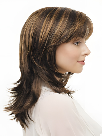 New Style Treasure Lace Front Long Layered Wig