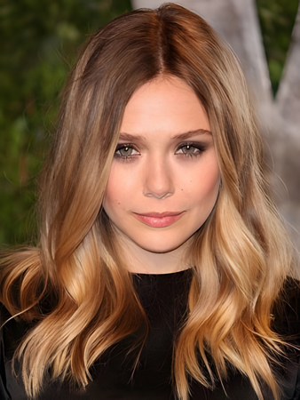 New Style Long Synthetic Lace Front Straight Wig