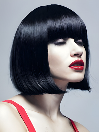 Nice-looking Synthetic Straight Capless Wig