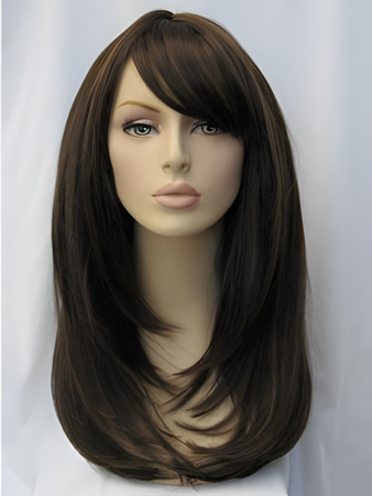 Comfortable Synthetic Straight Capless Wig