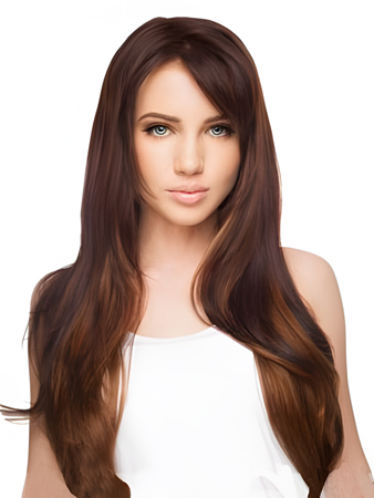 Chic Lace Front Synthetic Straight Wig
