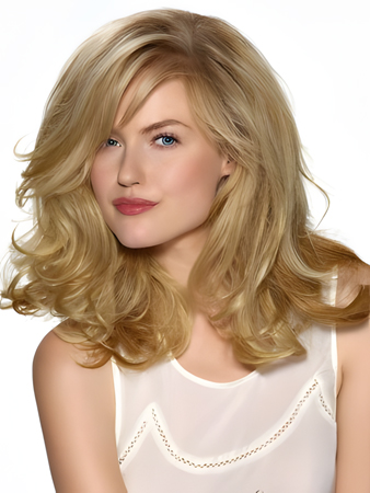 Fashionable Synthetic Long Lace Front Wig