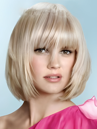 Popular Synthetic Straight Capless Wig