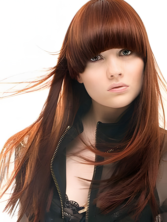 Elegant Long Synthetic Straight Capless Wig