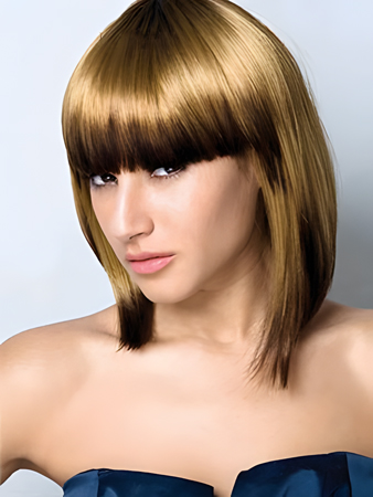 Polished Synthetic Straight Capless Wig