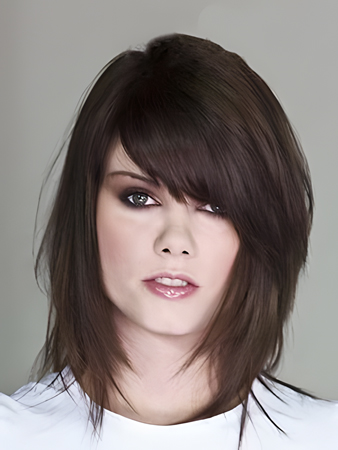 Attractive Synthetic Straight Capless Wig