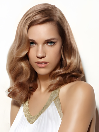 Fashionable Synthetic Wavy Lace Front Wig