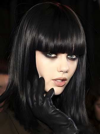 Classic Synthetic Straight Capless Wig