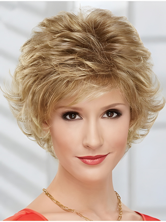 Classic Synthetic Capless Wavy Wig