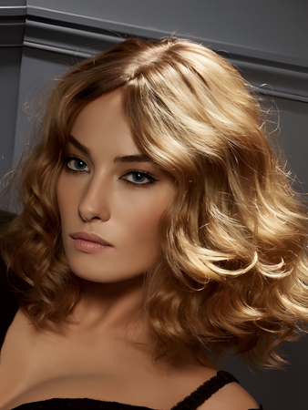 Charming Synthetic Wavy Capless Wig