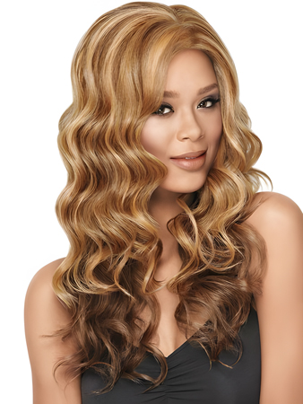 2018 New Style Long Layered Goddess Waves Wig