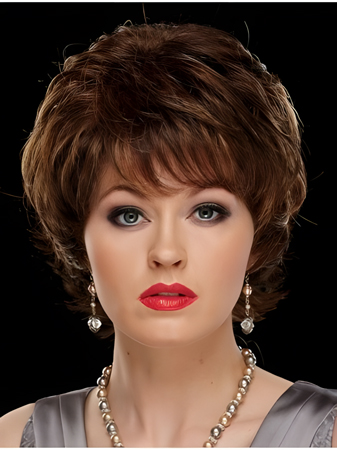 Fashionable Synthetic Wavy Capless Wig