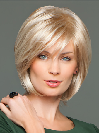 Fashionable Synthetic Straight Capless Wig
