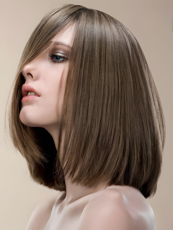 Fashionable Synthetic Straight Lace Front Wig