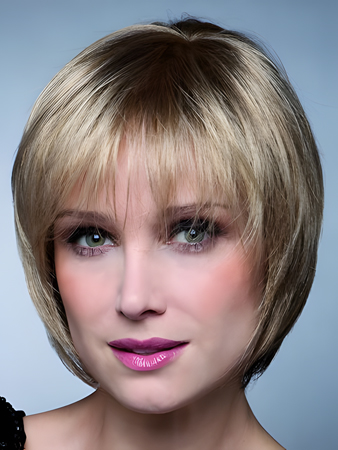 Stunning Razored Short Bob Shape Synthetic Wig