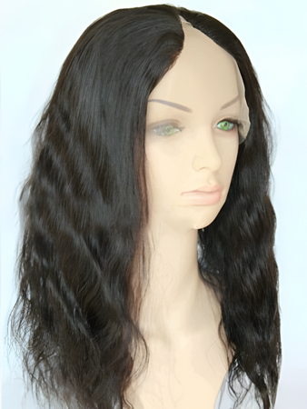 Fluffy Wavy Human Hair U Part Wig