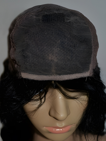 Flexible Synthetic Lace Front Short Men Wig