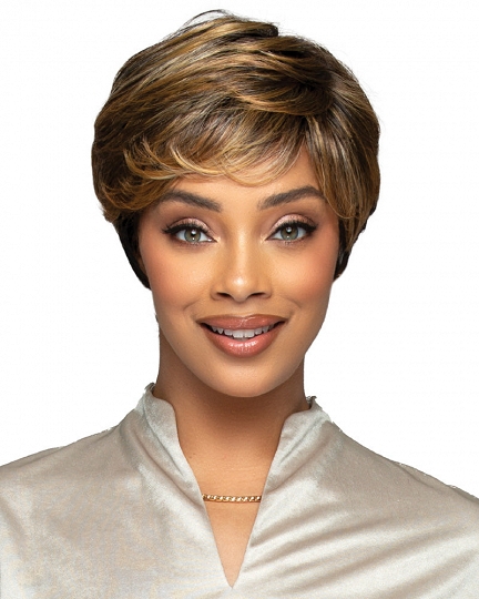 Stylish  Layered Wig with Bangs 