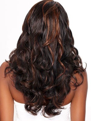 Long Lace Front African American Wig