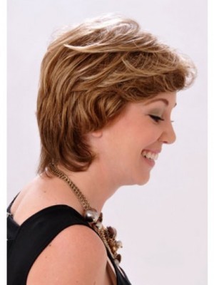 Wavy Monofilament Brown Perfect Wig