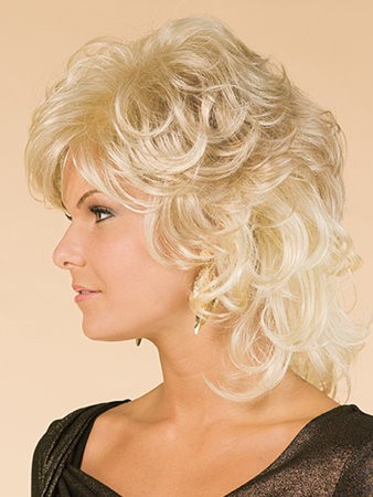 Medium Charming Synthetic Capless Wavy Wig