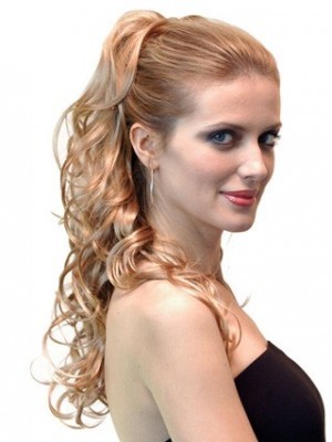 Fashion Wavy Clip-In Remy Hair Ponytail