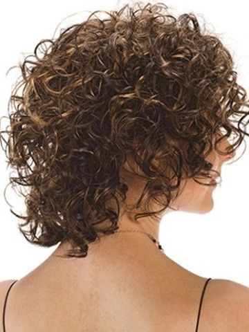 Medium Length Curly Synthetic Wig