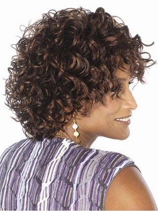 Graceful Loose Wavy Synthetic African American Wig