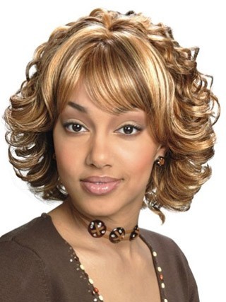 Stylish Sophisticated Synthetic Capless African American Wig