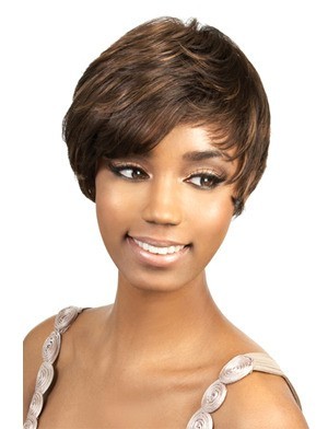 Clean Short Boy Cut African American Wig