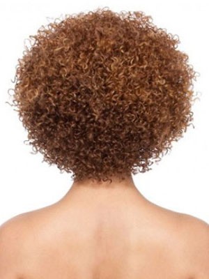 Modern Medium Curly African American Wigs