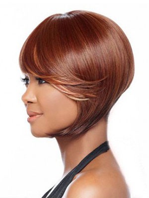 Bob Straight Short African American Wig