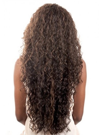 Curly Capless African American Wig