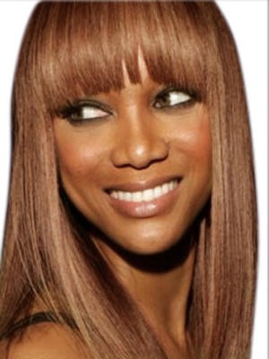 Long Straight Synthetic Lace Front African American Wig