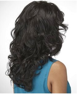 Natural Wavy Synthetic Lace Front African American Wig