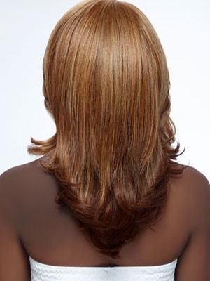 Long Human Hair Lace Front African American Wig