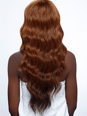 Long Wavy Lace Front Human Hair African American Wig