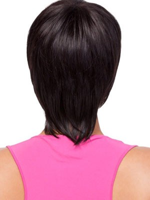 Short Straight Bob Remy Hair African American Wig