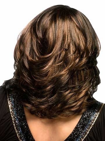 Popular Synthetic Capless Medium Wig