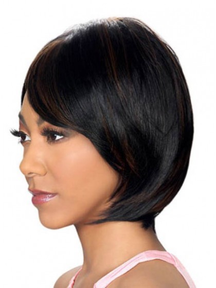 Synthetic Stunning Medium Straight Capless Wig