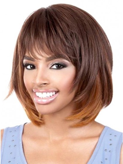 Perfect Straight Synthetic African American Wig