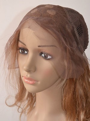 Curly Brown African American Wig