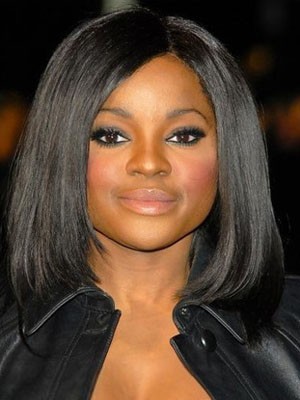 Comfortable Synthetic Medium Straight Lace Front Wig