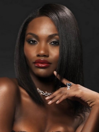 Attractive Synthetic Straight Lace Front Wig
