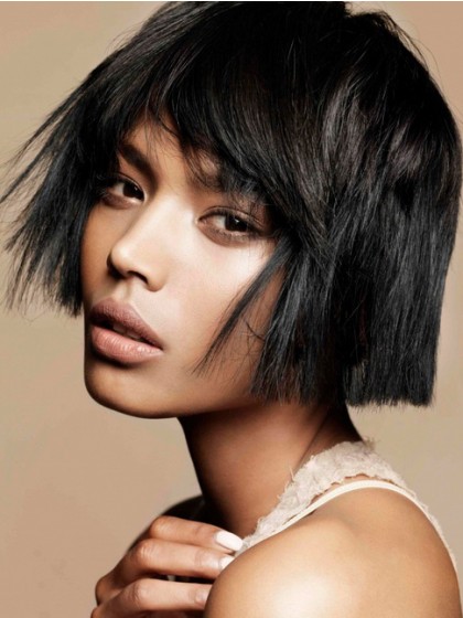 Flattering Capless Straight Synthetic Wig