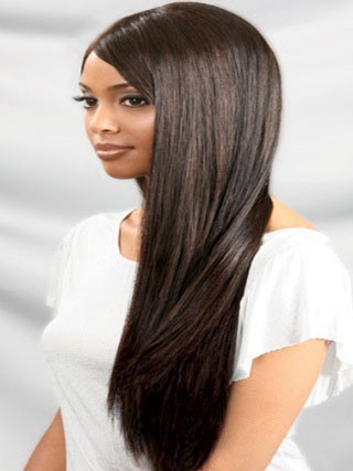 Glamorous Straight Synthetic Lace Front Wig