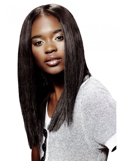 Flattering Straight Synthetic Lace Front Wig