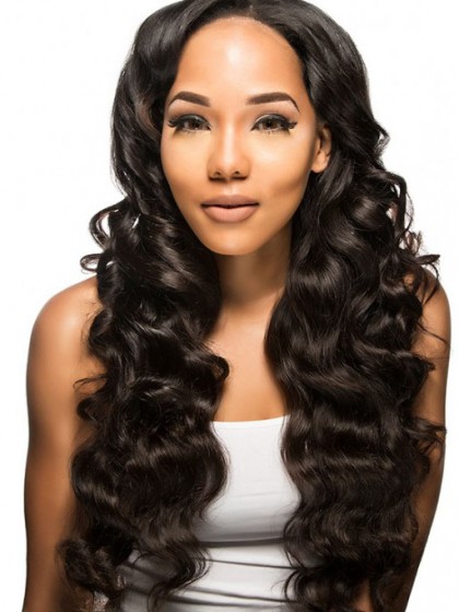 Dazzling Synthetic Wavy Lace Front Wig